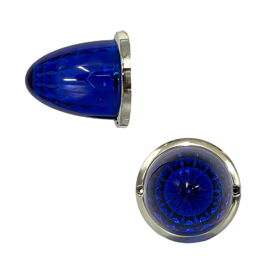 [PLA6728BL-SAI] Plafon para camion tipo diamante grande 12/24V  (Azul)
