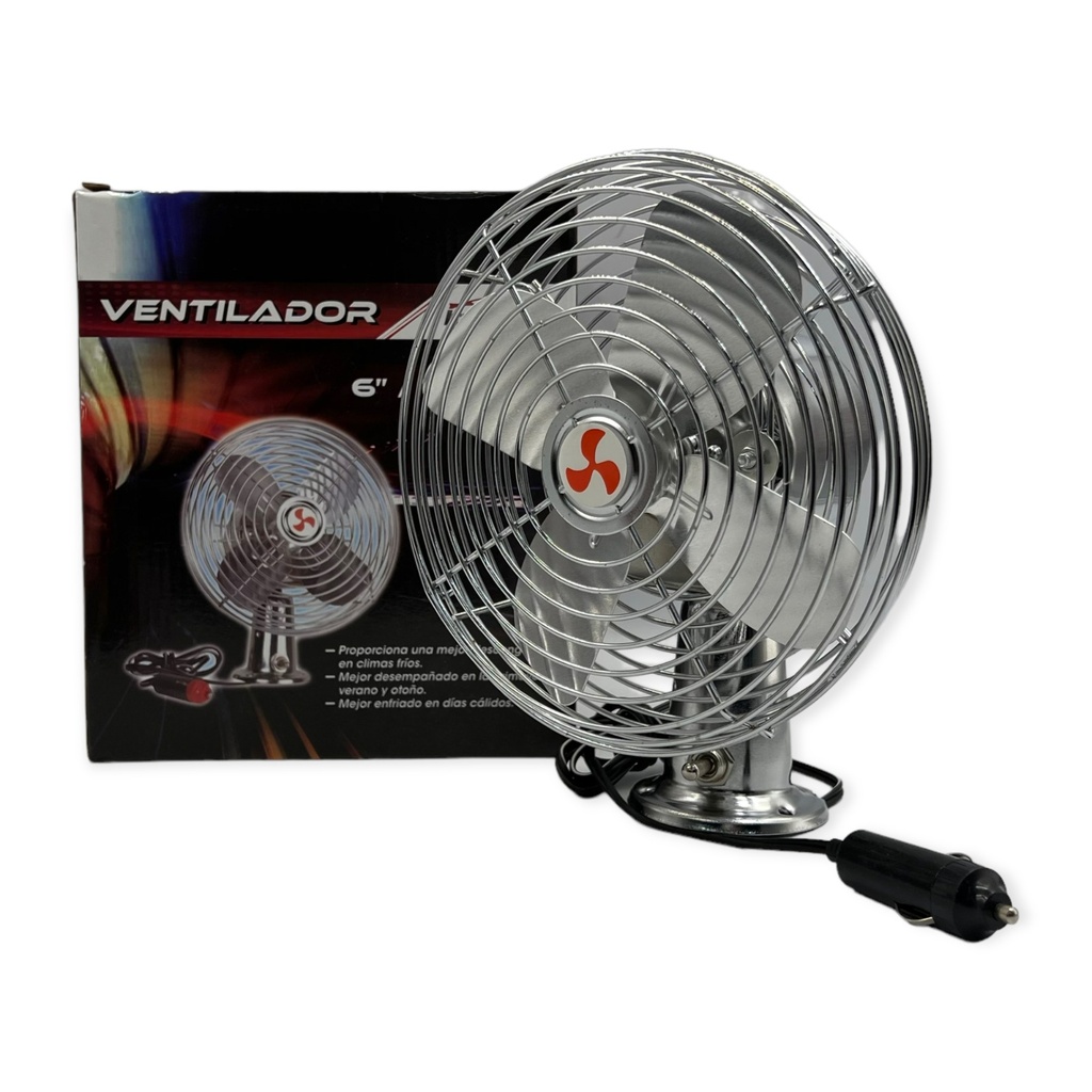 [VEN36-SAI/VE-6M] Ventilador automotriz aspas metálicas (6")
