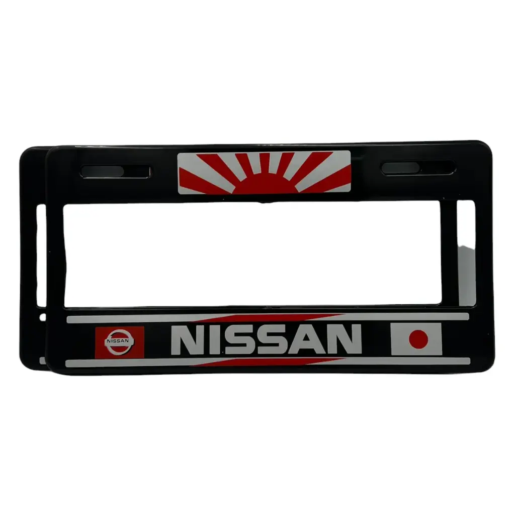 Portaplaca flexible marca Nissan