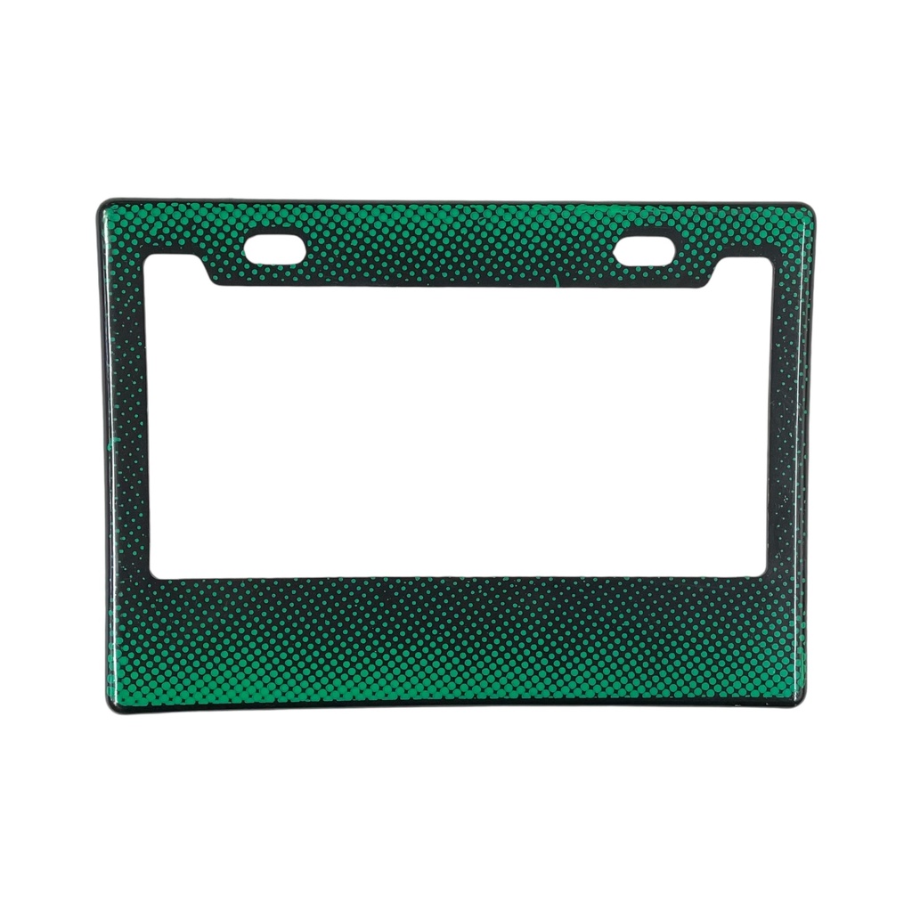 [PPM-DOTSB] Portaplaca para motocicleta con Puntos  (Azul)