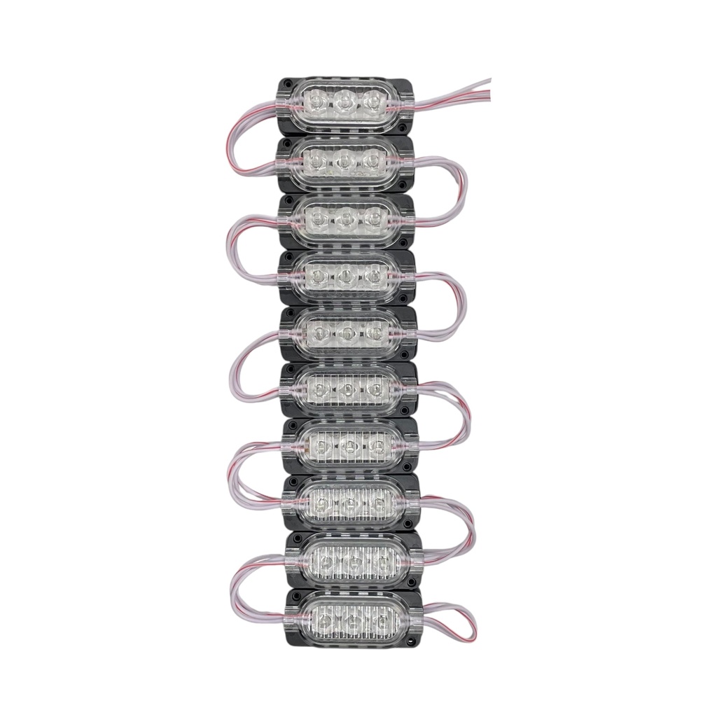 Modulo tipo chip de 3 LED RGB (Tira con 20 piezas)