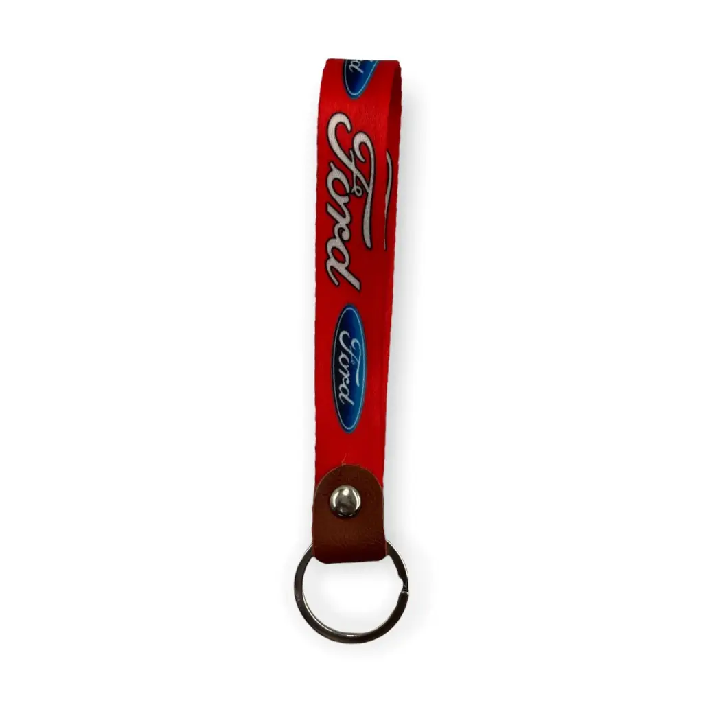 Llavero sublimado Ford rojo