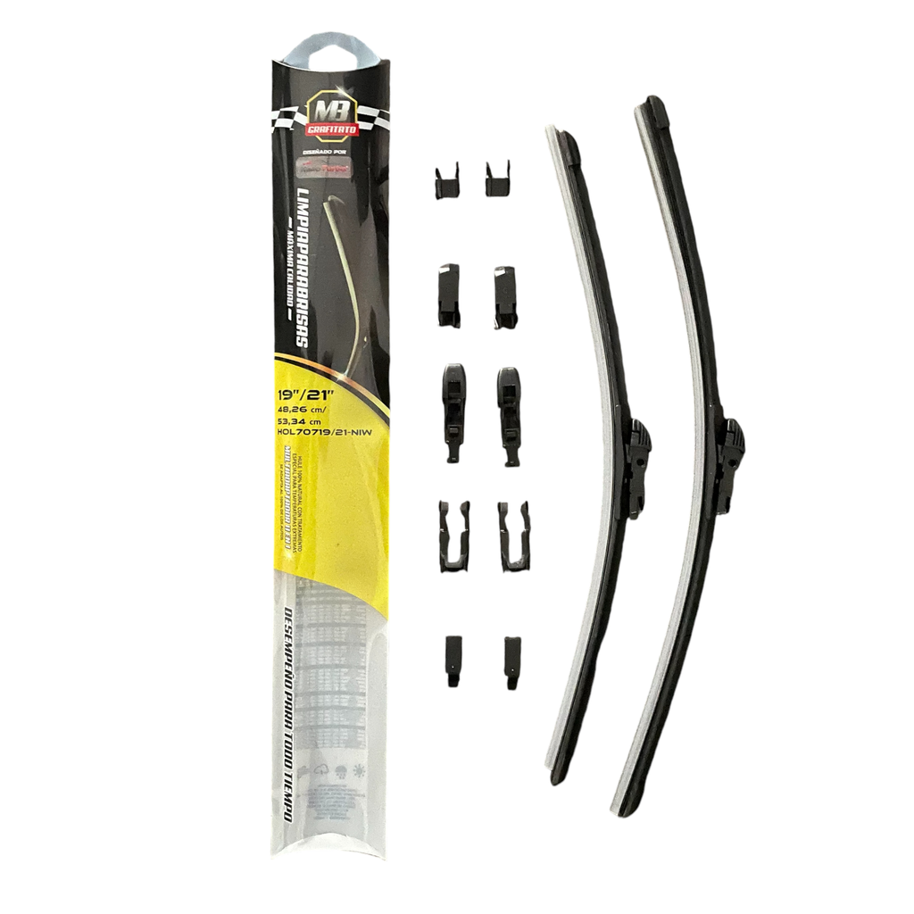 [HOL70718-NIW] Limpiaparabrisas curvo Master blade con multiadaptador 11 en 1 (18")