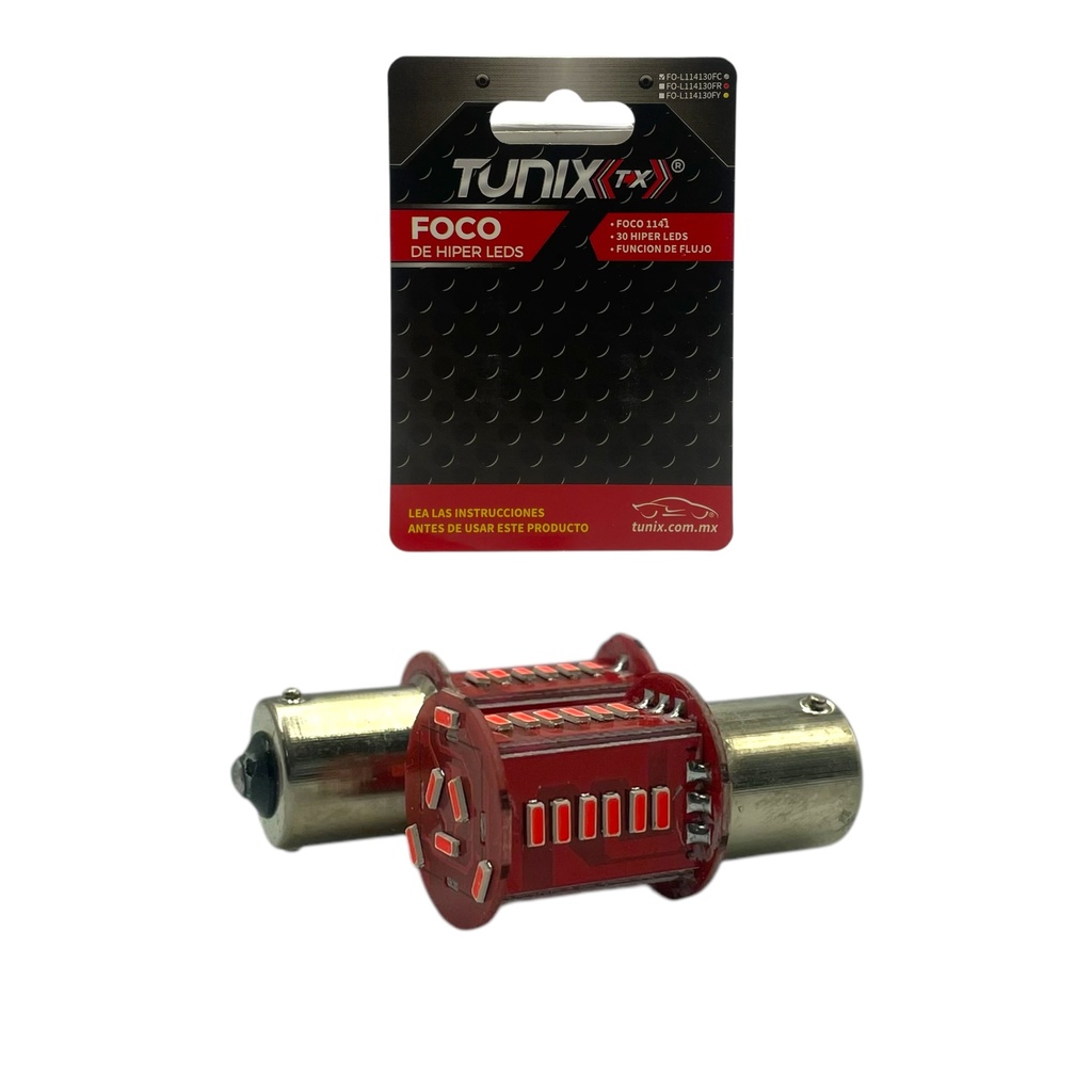[FO-L114130FR] Foco 1141 con 30 Hyperled función estrobo (Rojo)