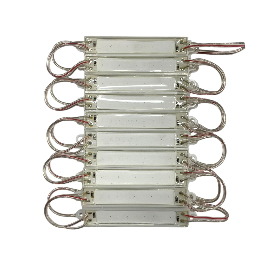 Tira tipo chip de 7.5 cm con LED COB colores disp.