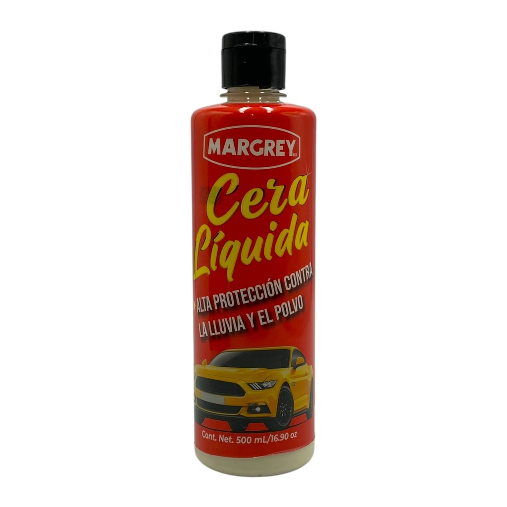 Cera líquida carnauba Margrey de 500 ml.