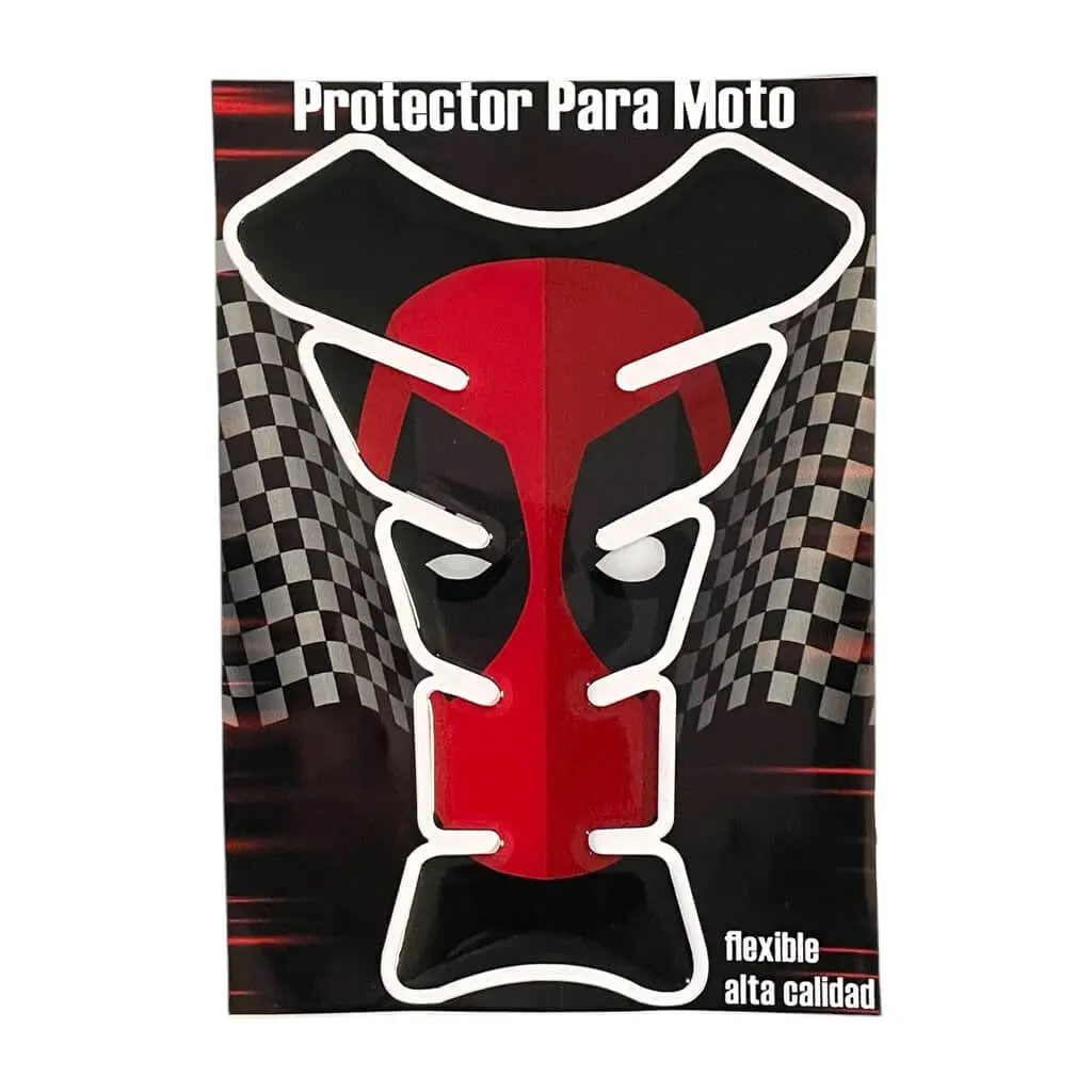 Cubretanque para moto Deadpool