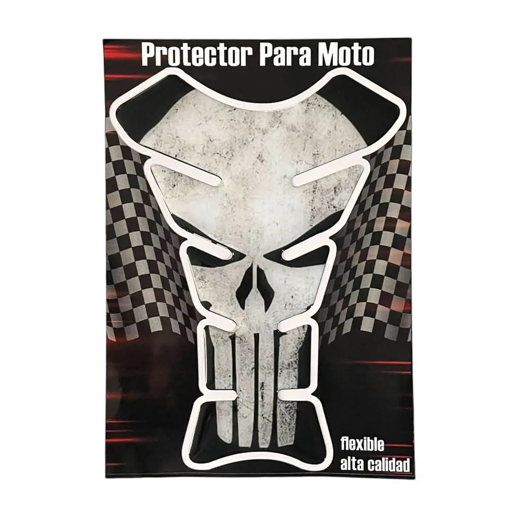 Cubretanque para moto Punisher