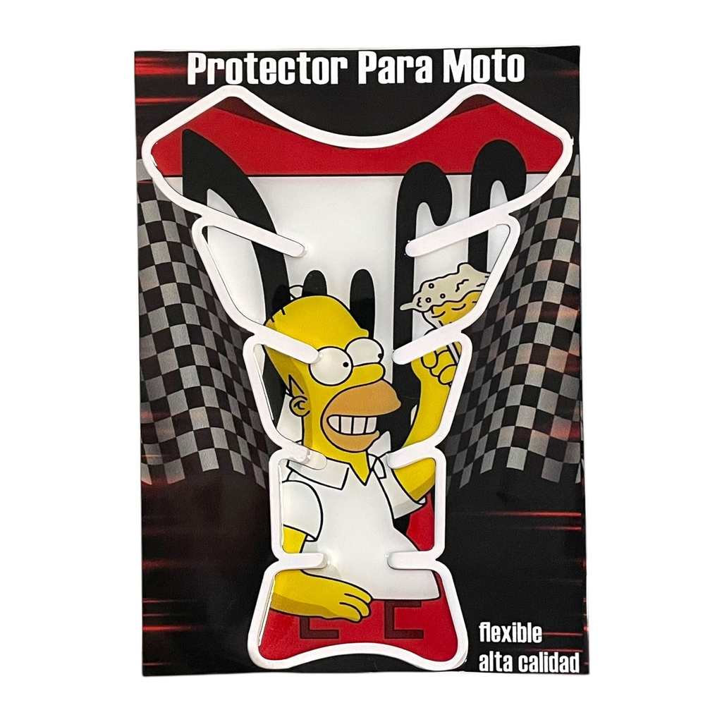 Cubretanque para moto Homero Duff