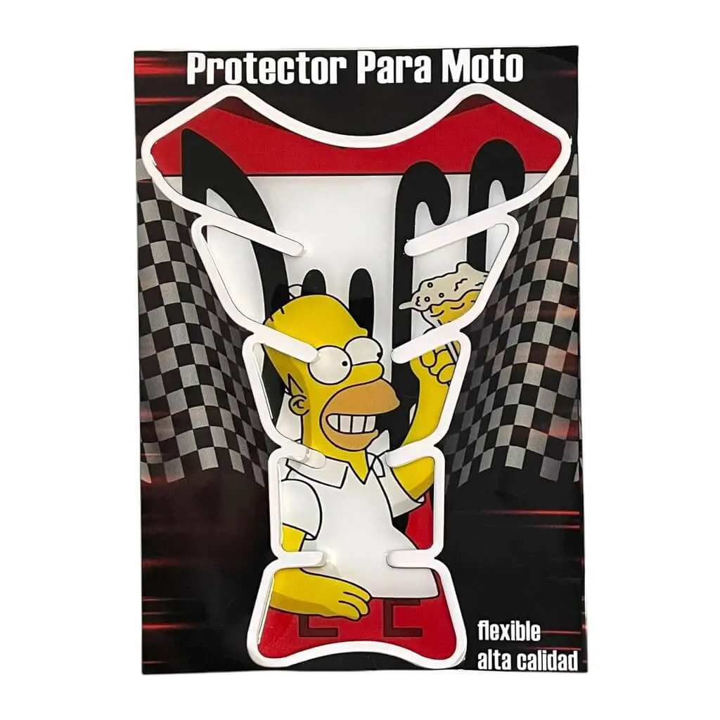 Cubretanque para moto Homero Duff