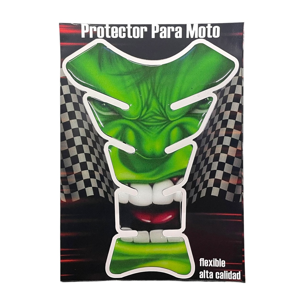 Cubretanque para moto Hulk