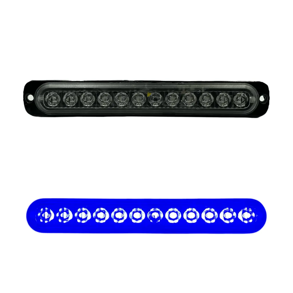 Barra LED con 12 LED color azul