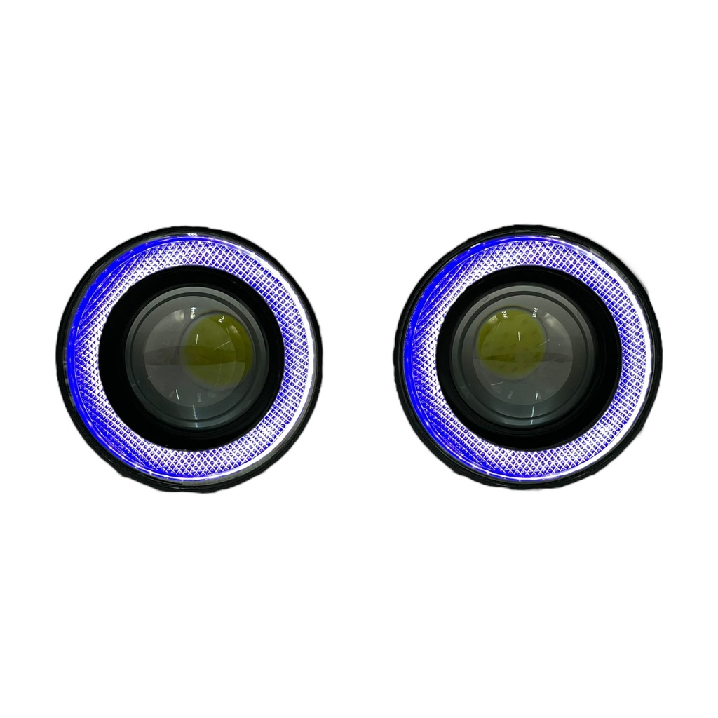 Faro LED ojo de ángel ámbar luz fija (ámbar y azul disp.)