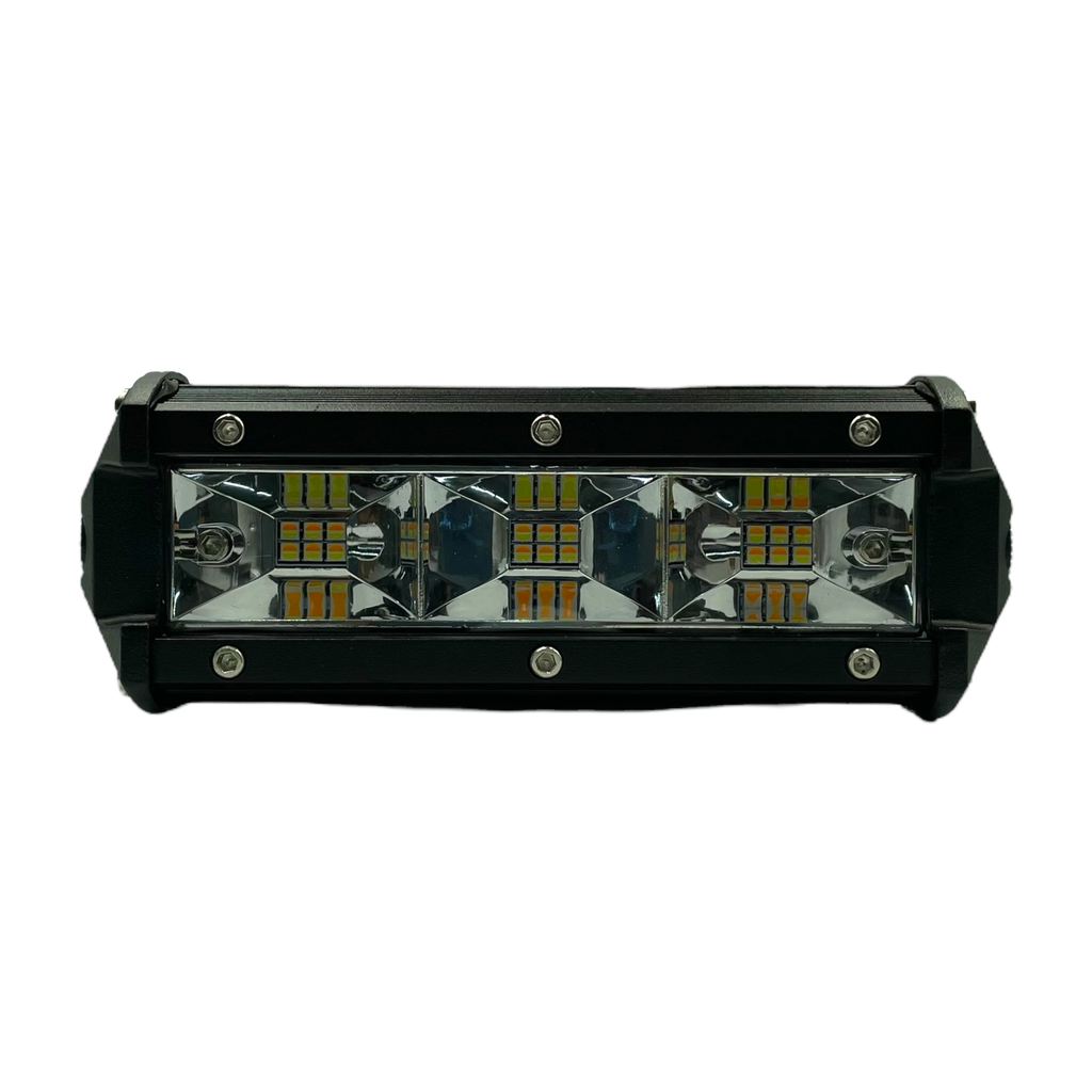 Faro LED rectangular bicolor de alta intensidad 