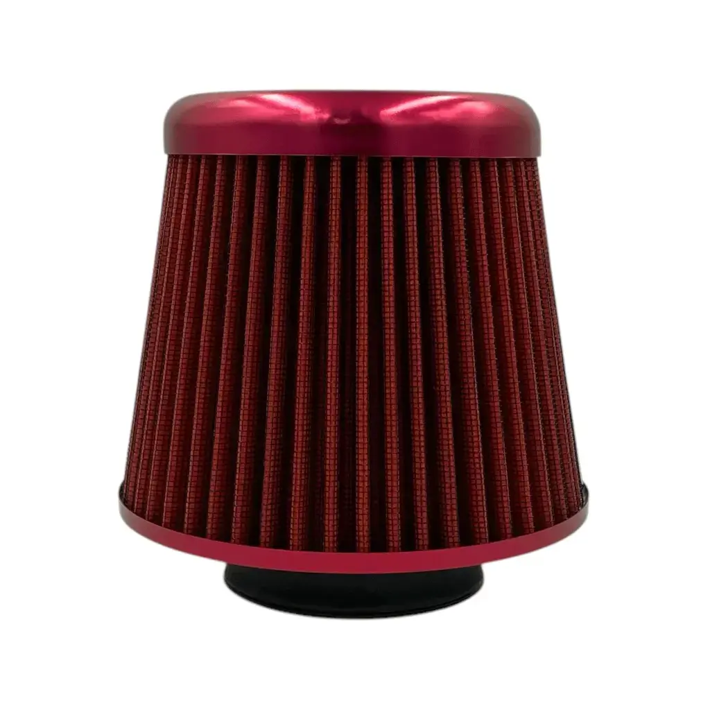 Filtro de aire para coche universal rojo 