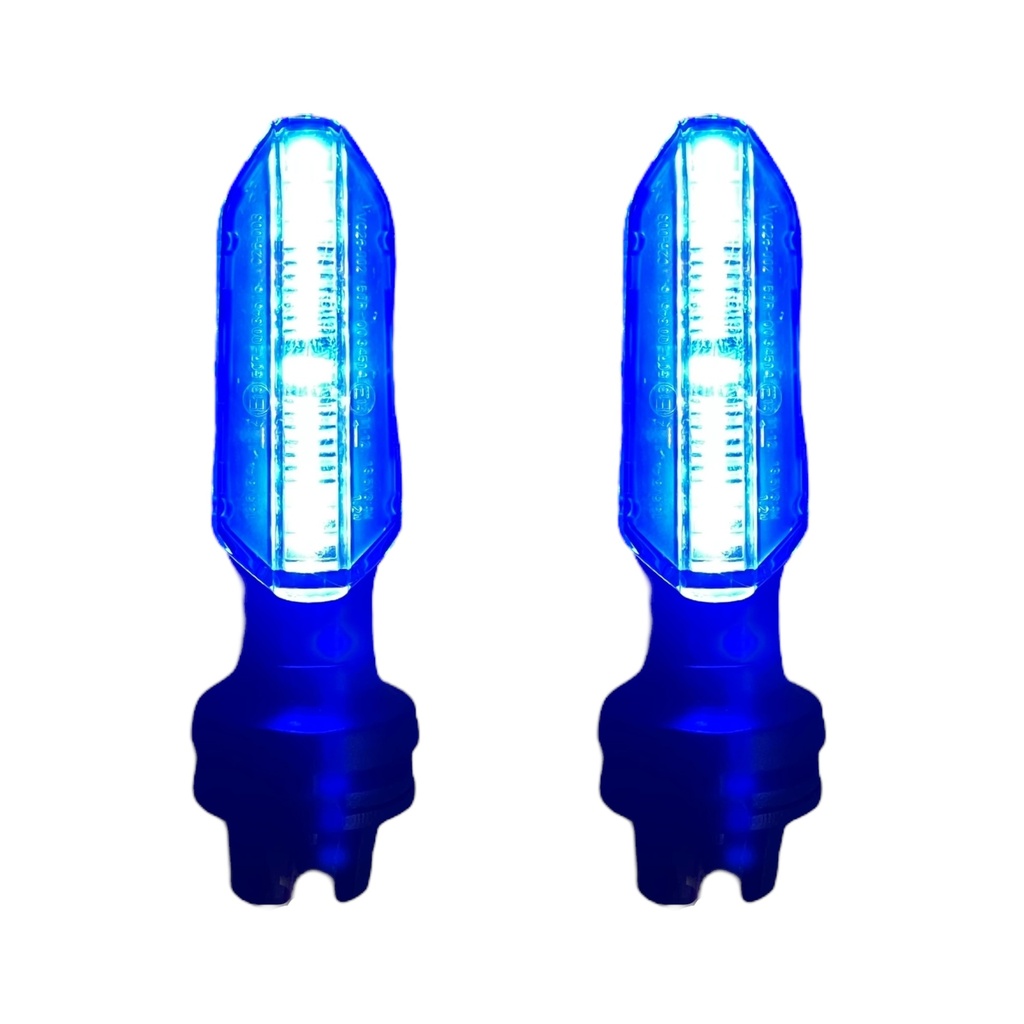 Direccional para moto universal (ámbar, azul y rojo disp.)