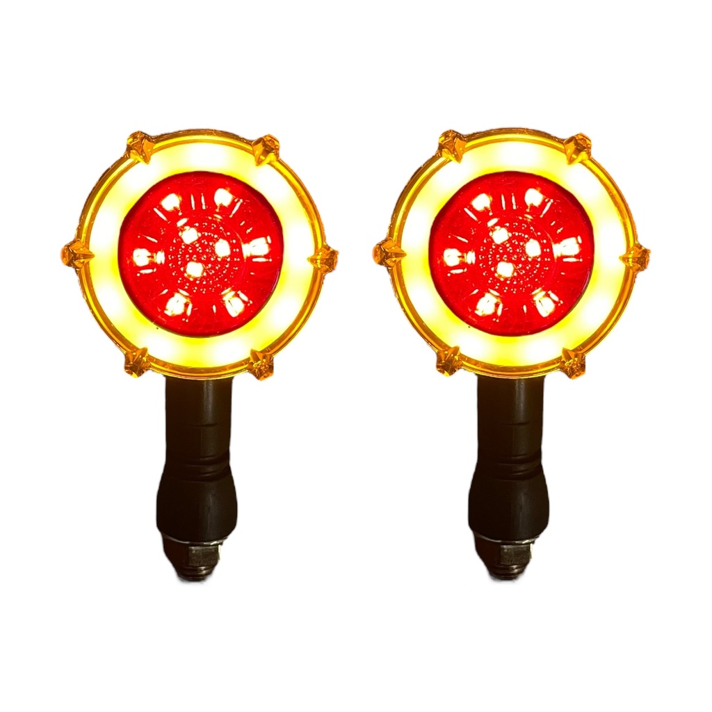 Direccional circular "moderna" (RGB y rojo disp.)