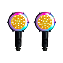 Direccional LED y arillo de gel RGB