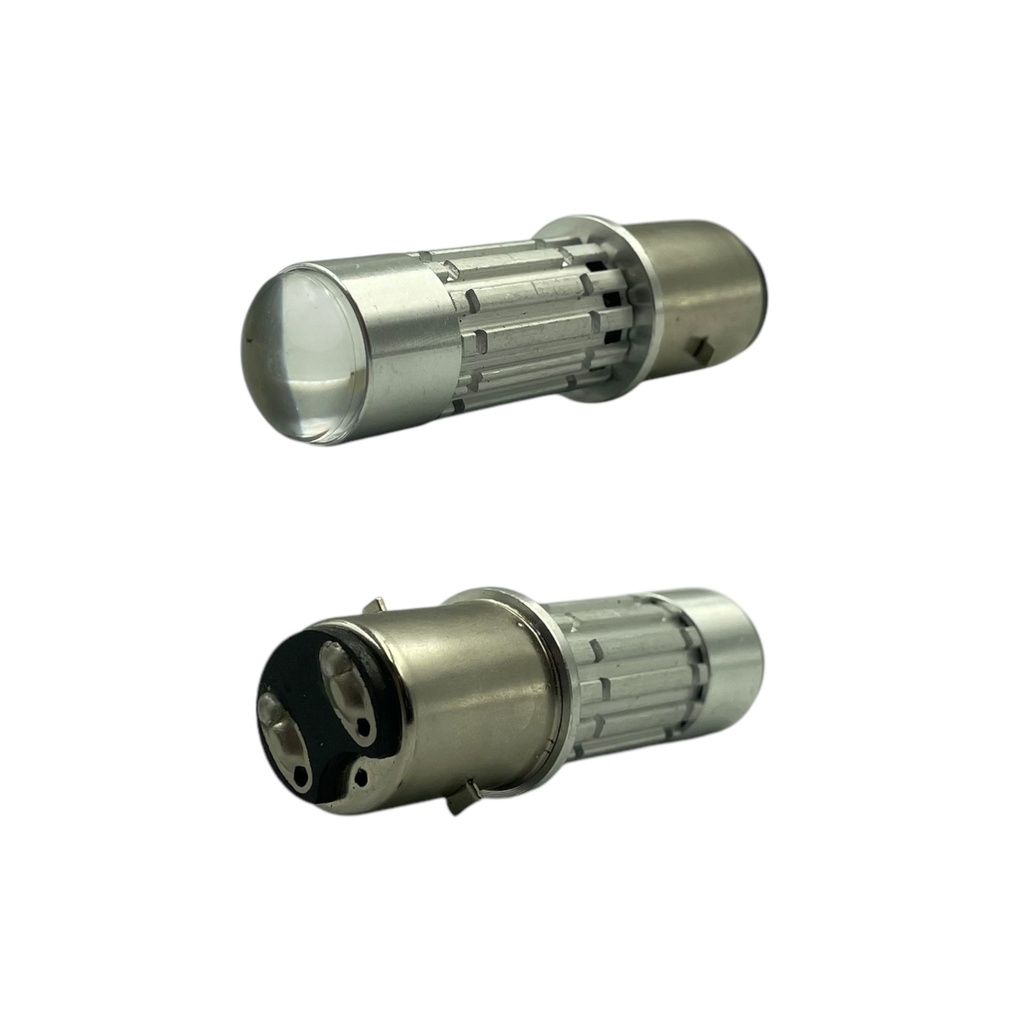 Foco BA20 con lupa bicolor (blanco/ámbar)