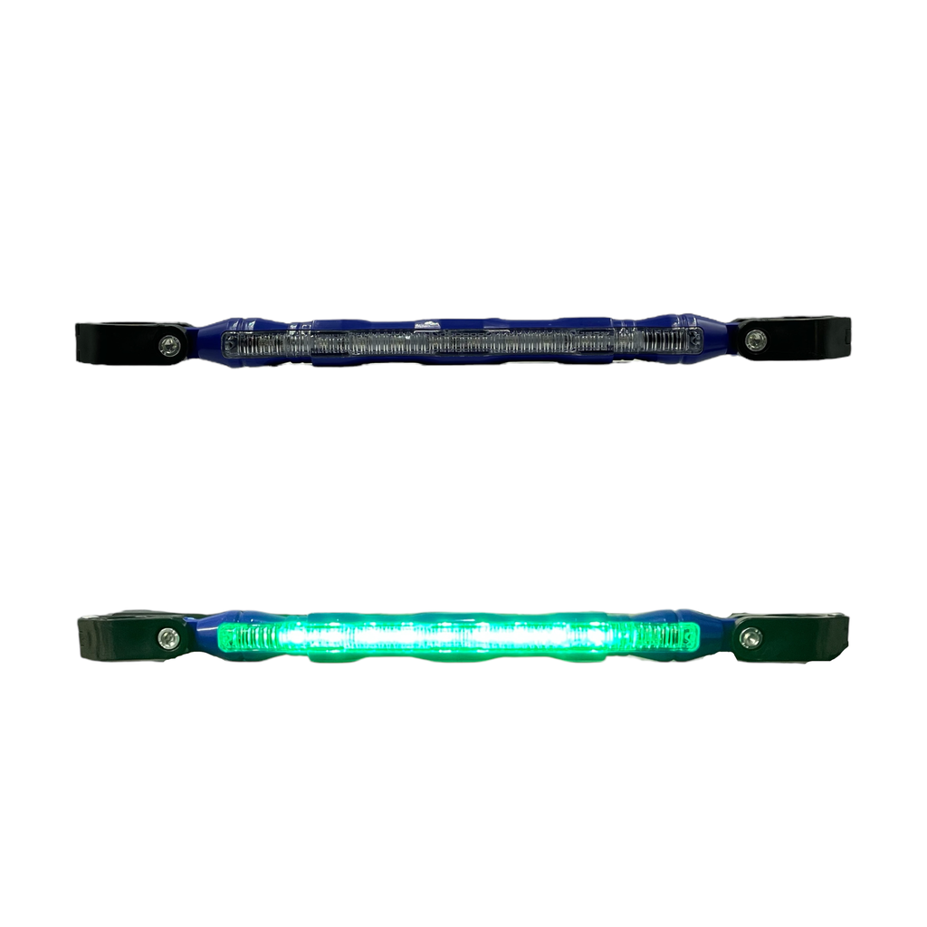 Estabilizador de manillar para moto con luz RGB