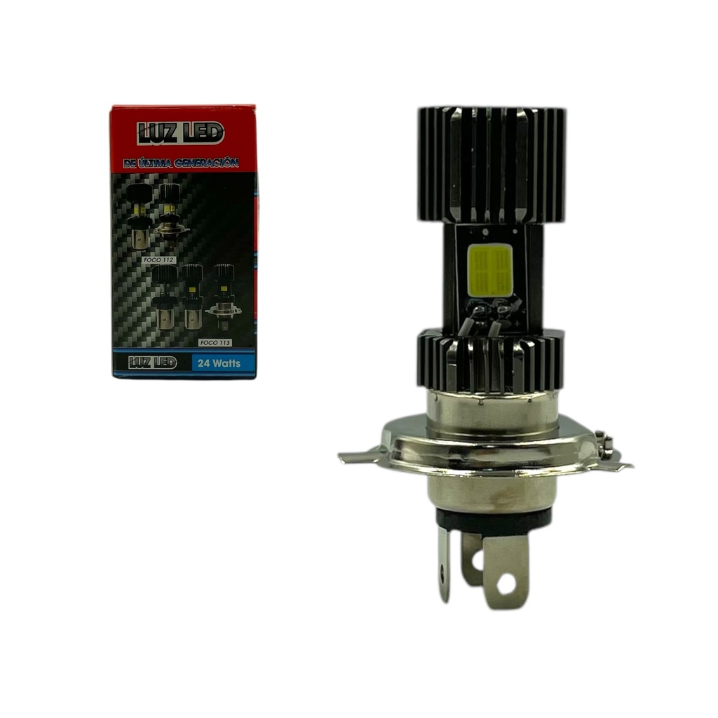 Foco LED H4 de 18W carcasa gris