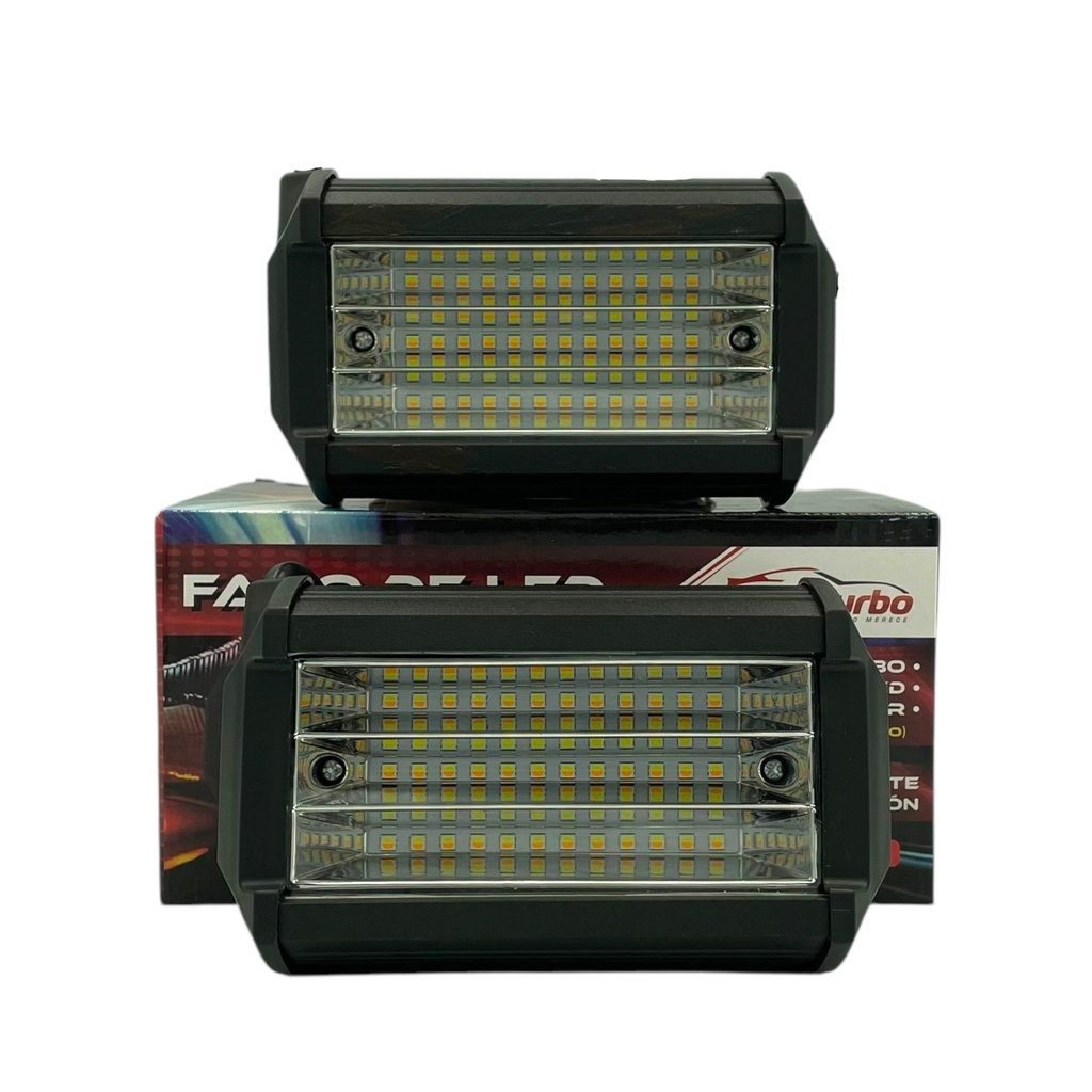 Faro LED bicolor (ámbar/blanco) de 45 LED 