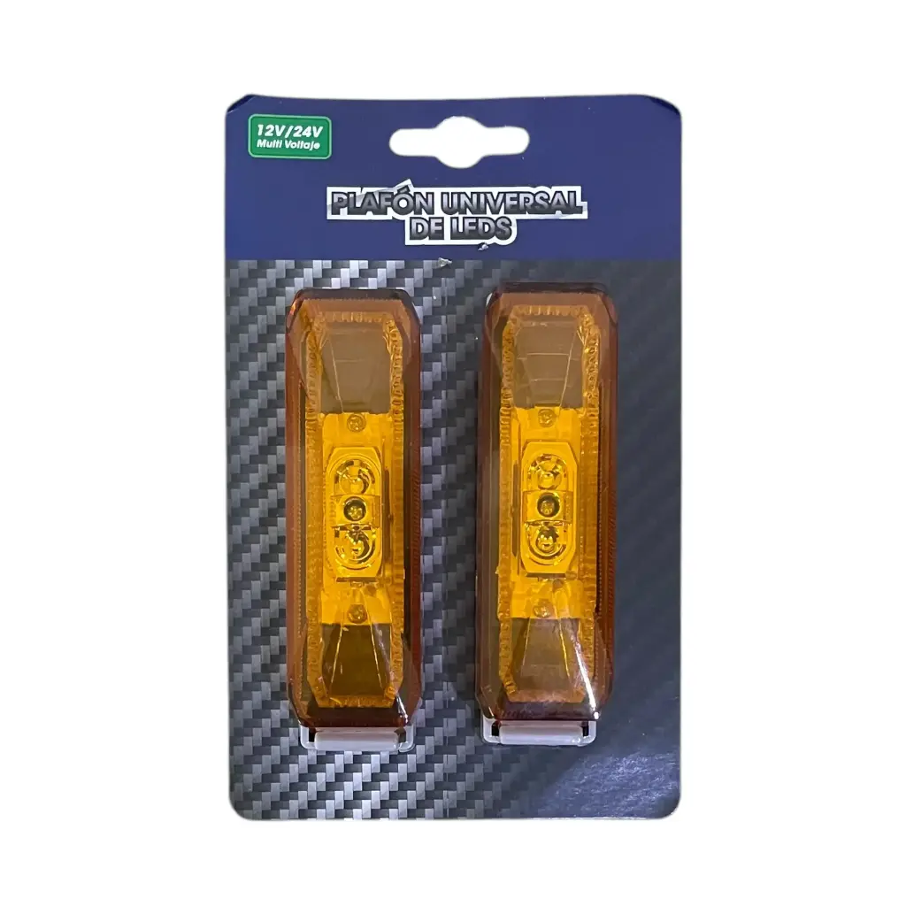Plafón lateral ámbar LED galactic