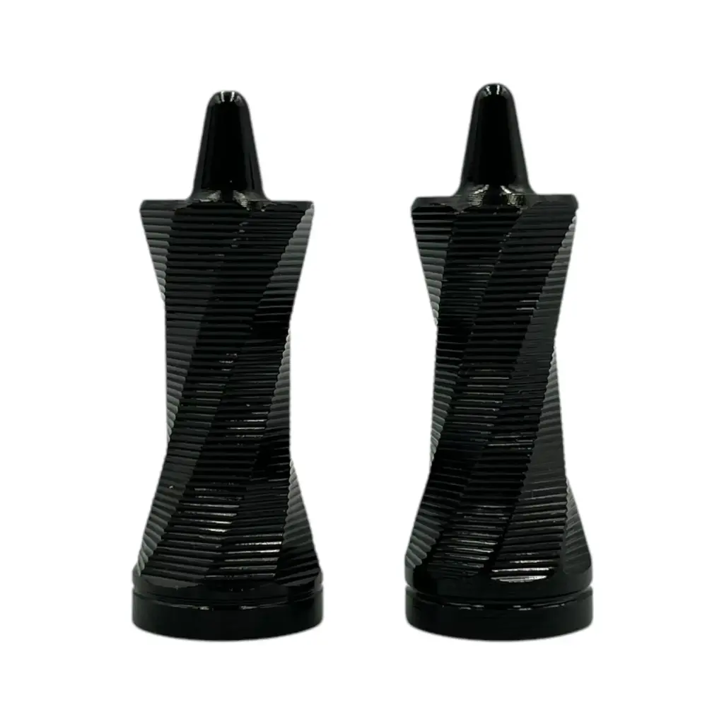 Tapón para válvula en forma de espiral negro