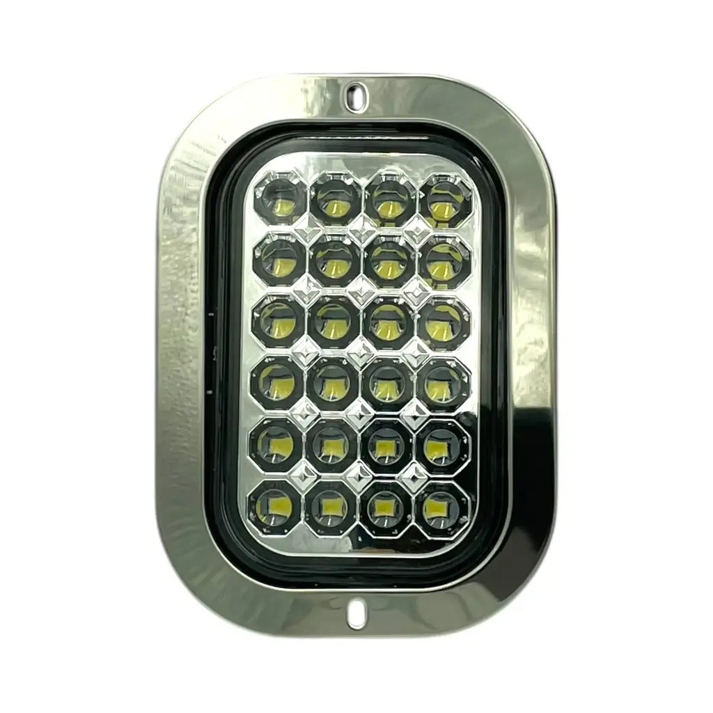 Plafón rectangular de 24 LED