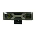 Faro LED blanco rectangular con "X" (rojo ,azul y morado)
