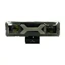 Faro LED blanco rectangular con "X" (rojo ,azul y morado)