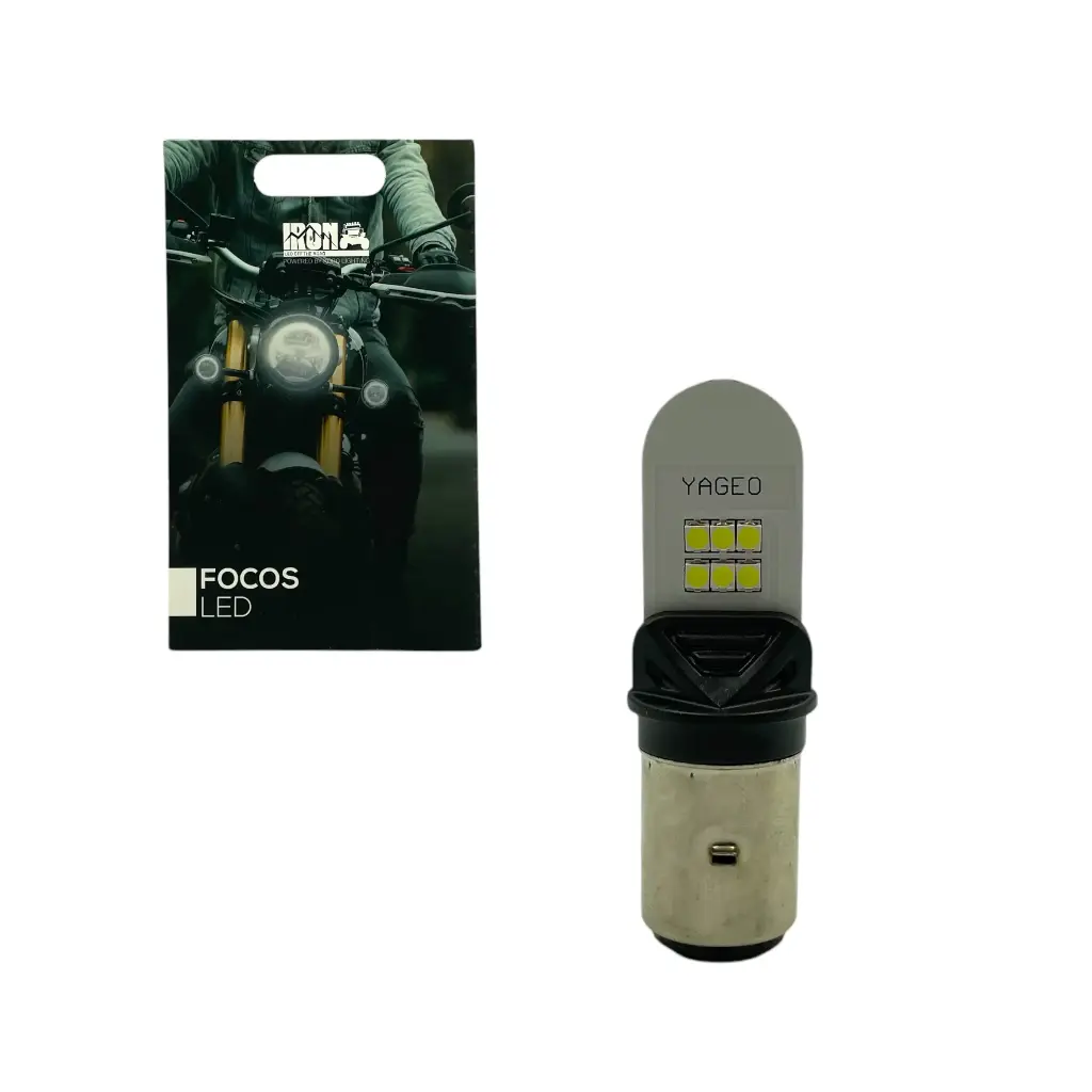 [H6-SILVER] Foco LED de media vuelta entra BA20