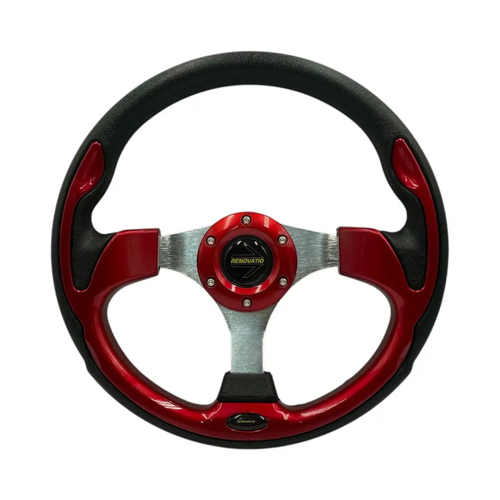 [QC-5156/RED] Volante deportivo rojo