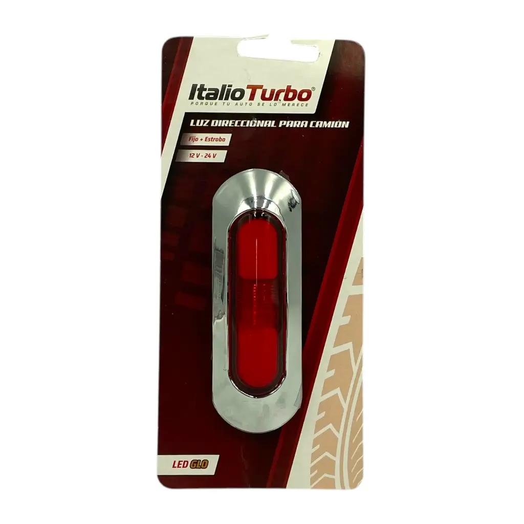 Plafón direccional para camión contorno cromado