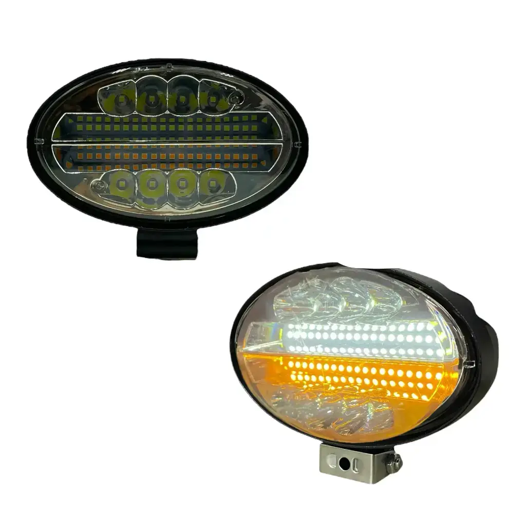 Faro LED ovalado bicolor