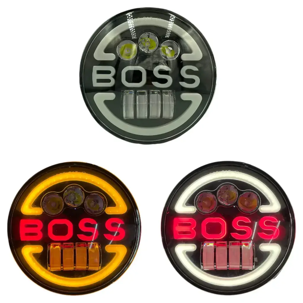 Unida LED Boss con lupa y GLO