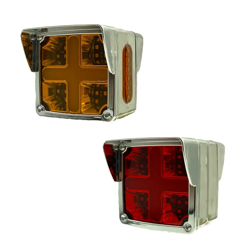 Plafón de doble vista con bisel y arillo GLO (par)