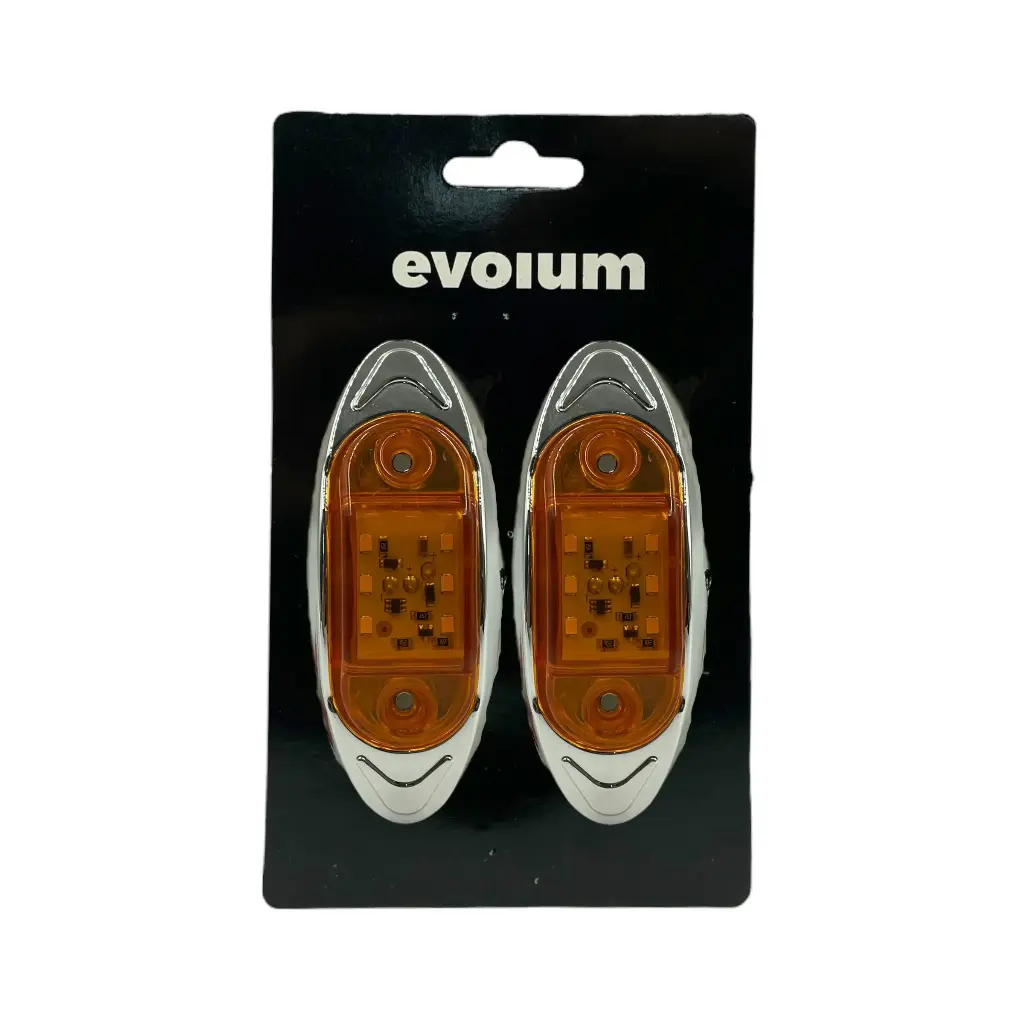 Plafón de 6 LED con contorno cromado 