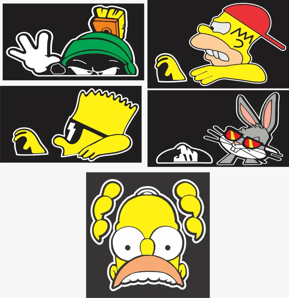 [VENT-MARVIN] Sticker para ventana  (Marvin)