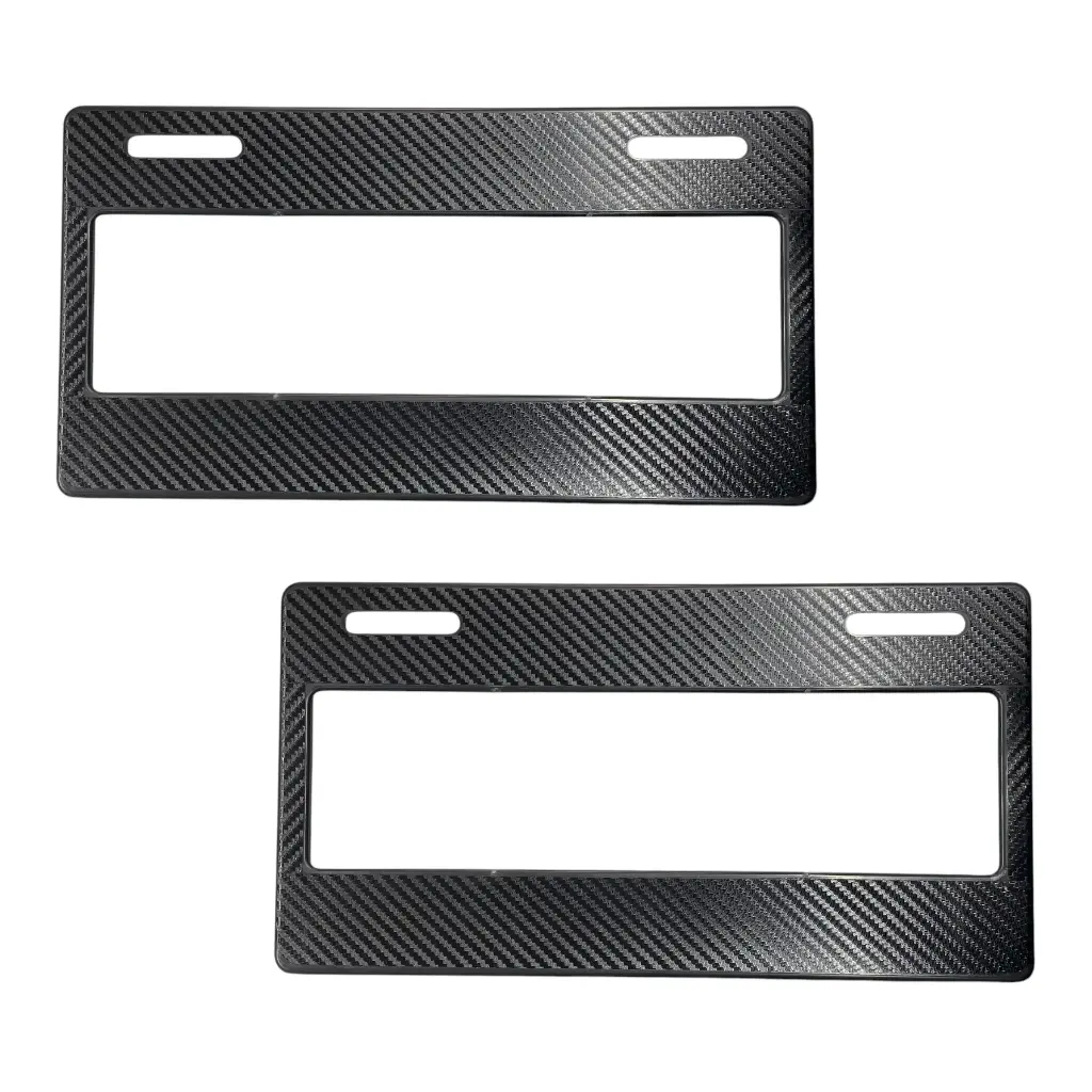 Portaplaca tipo fibra de carbono 3D