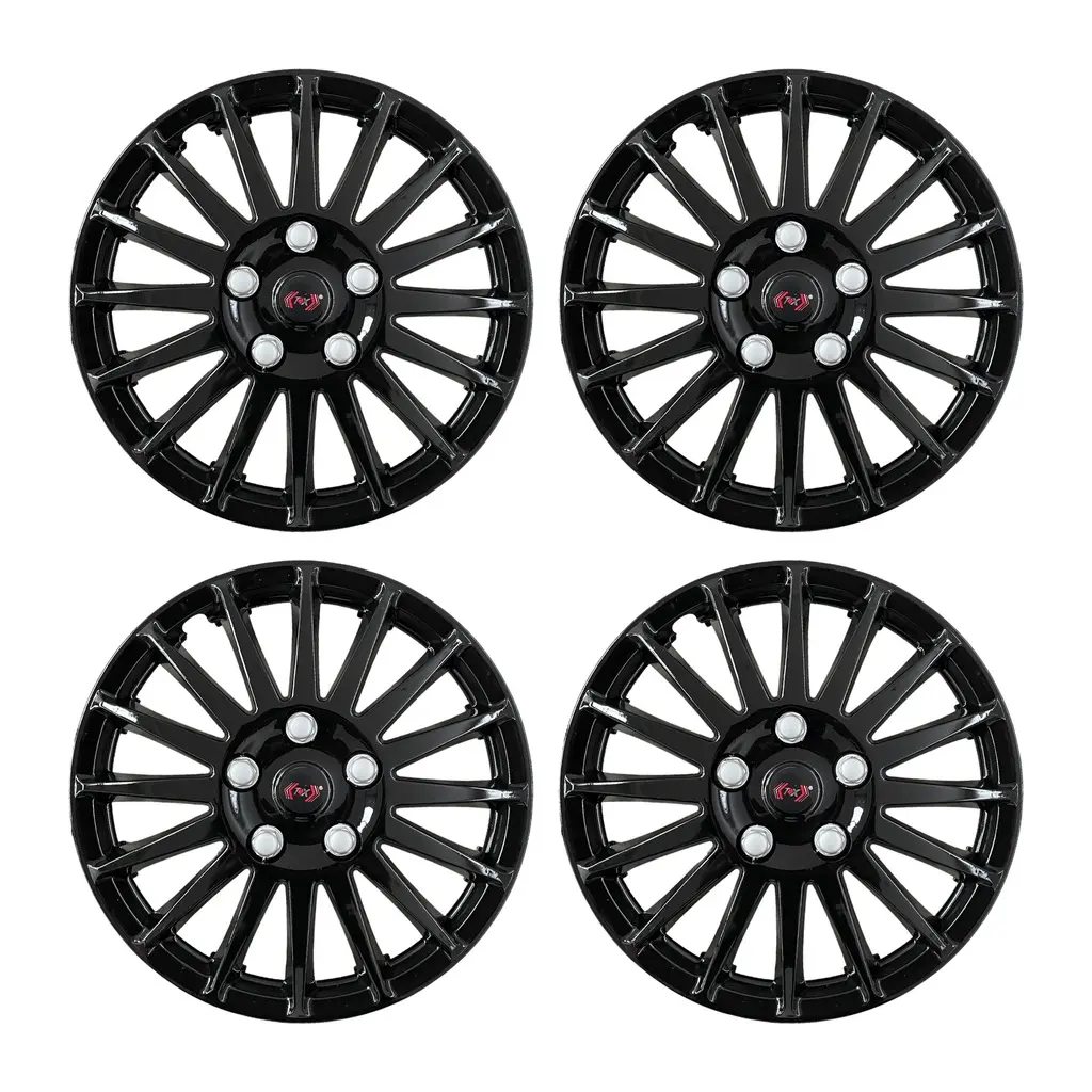 [T-XU1914N] Tapón de rin negro 14 universal