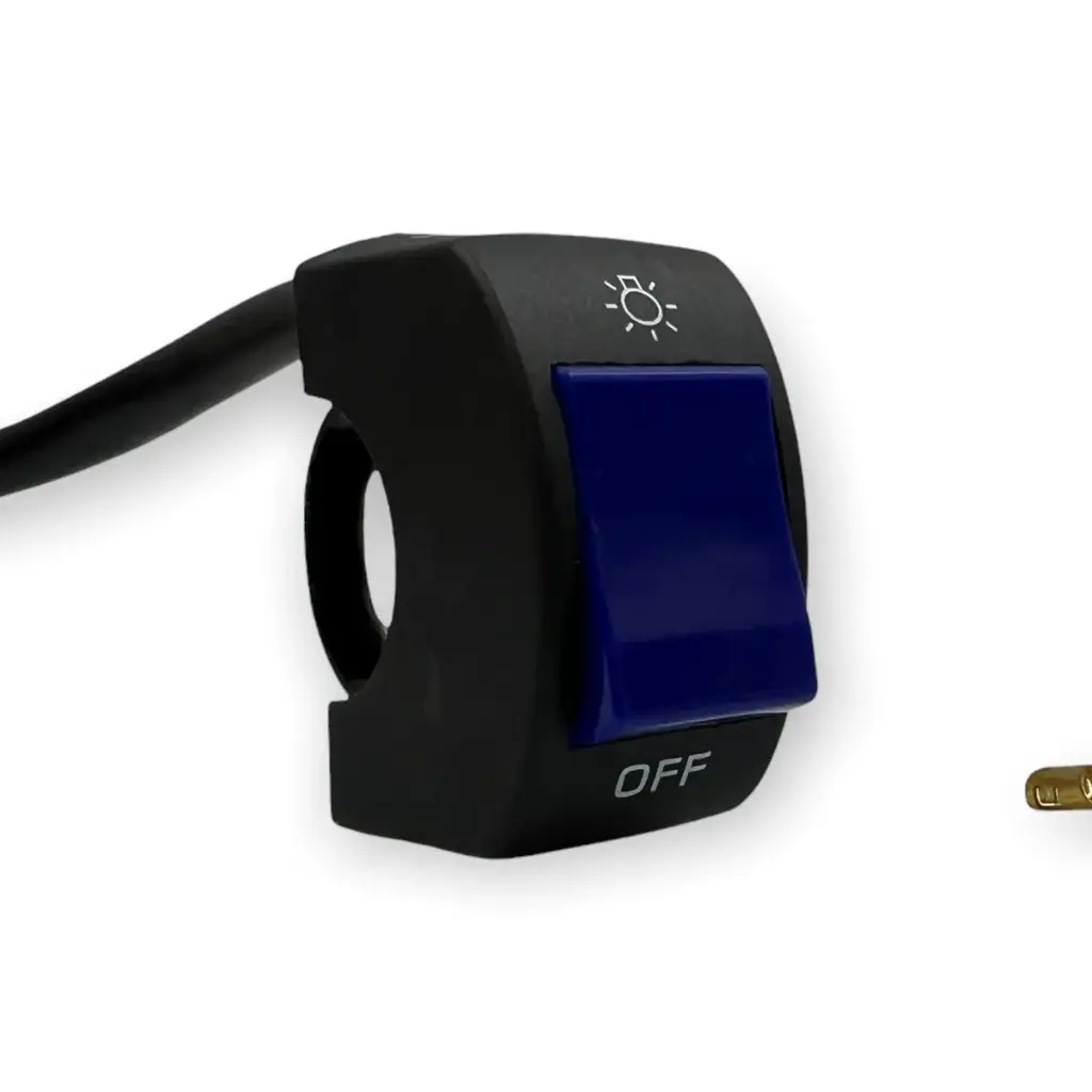 [SW062/BLUE] Switch para motocicleta de botón  (Azul)