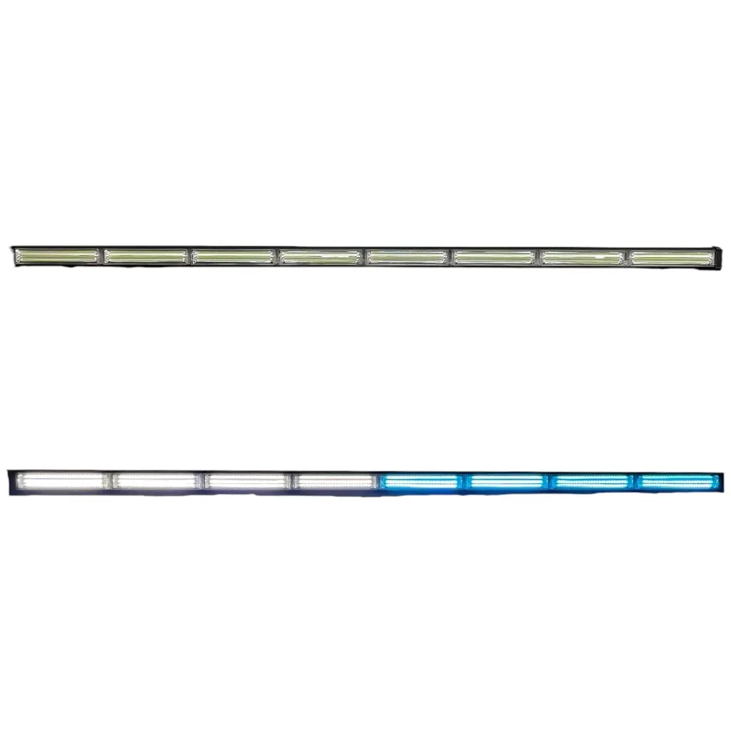 Barra LED de 8 paneles COB diferentes funciones azul/blanco