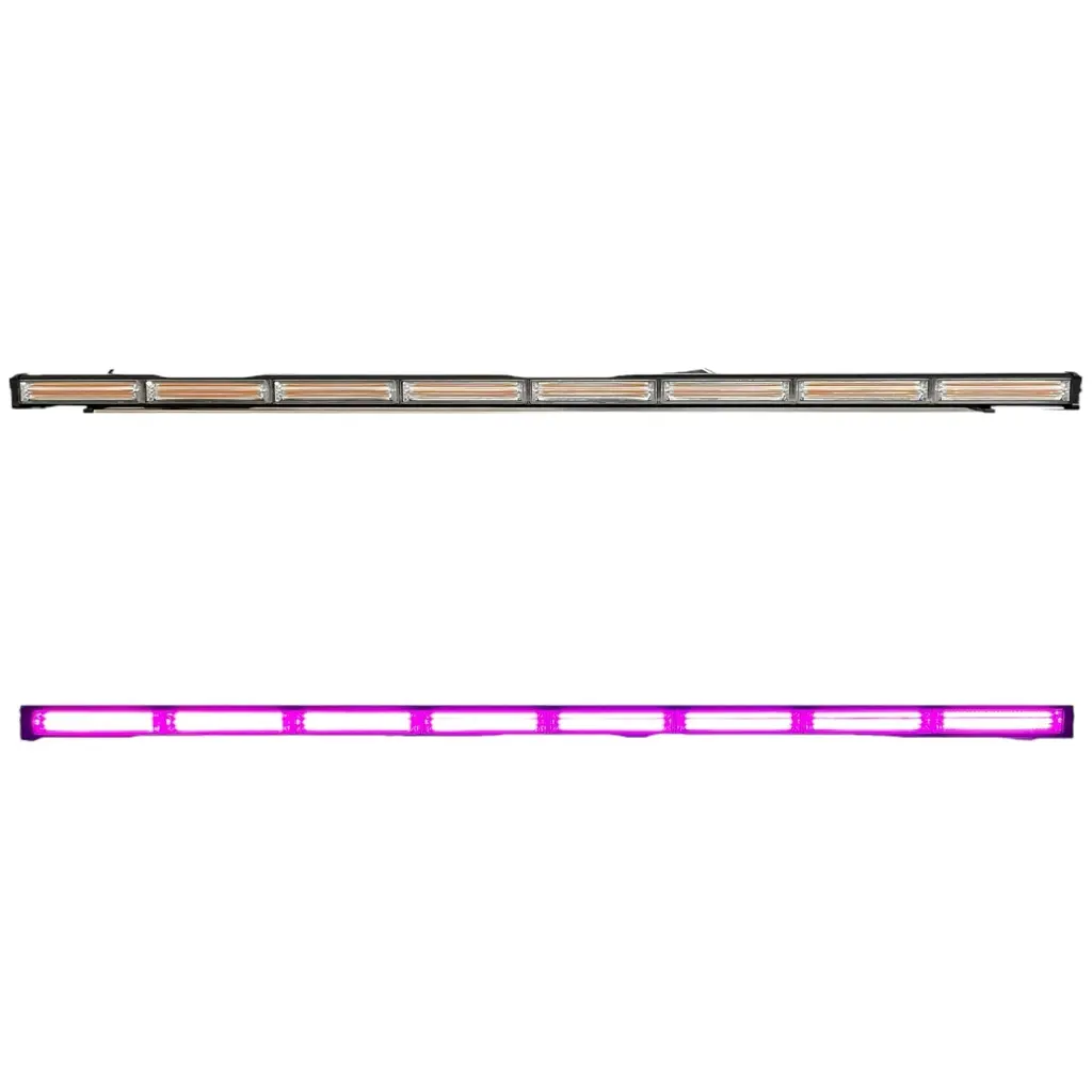 Barra LED de 8 paneles COB diferentes funciones rosa