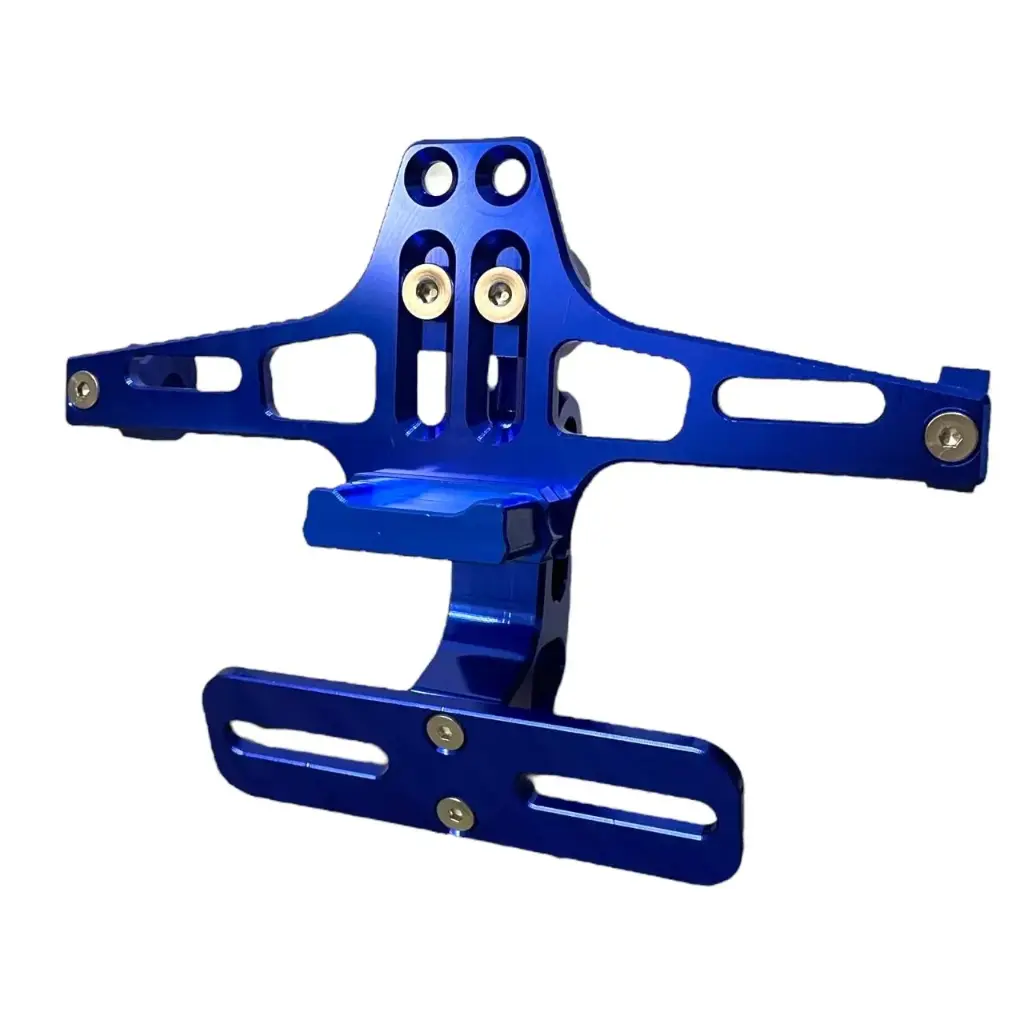 Portaplaca para moto con luz