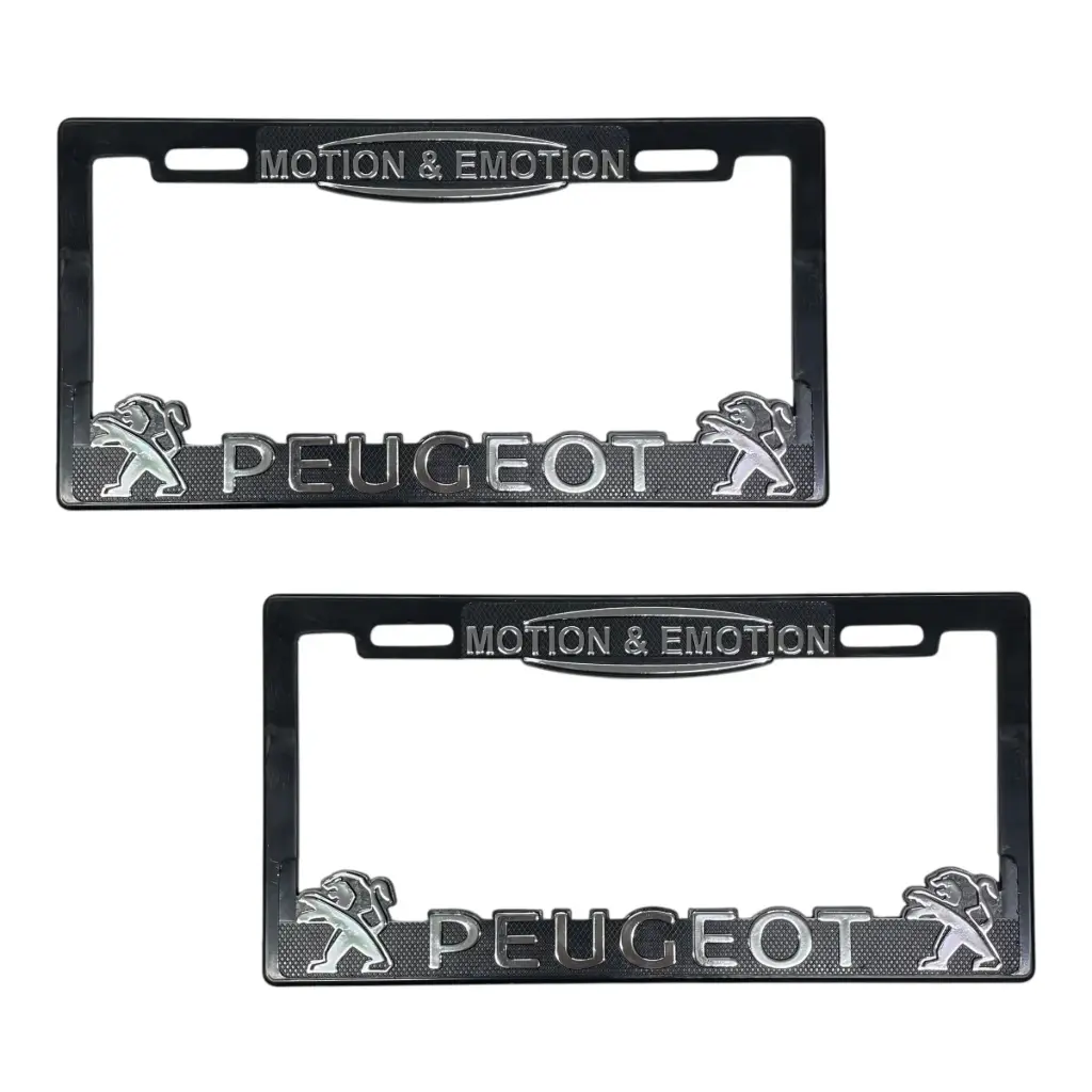Portaplaca premium Peugeot
