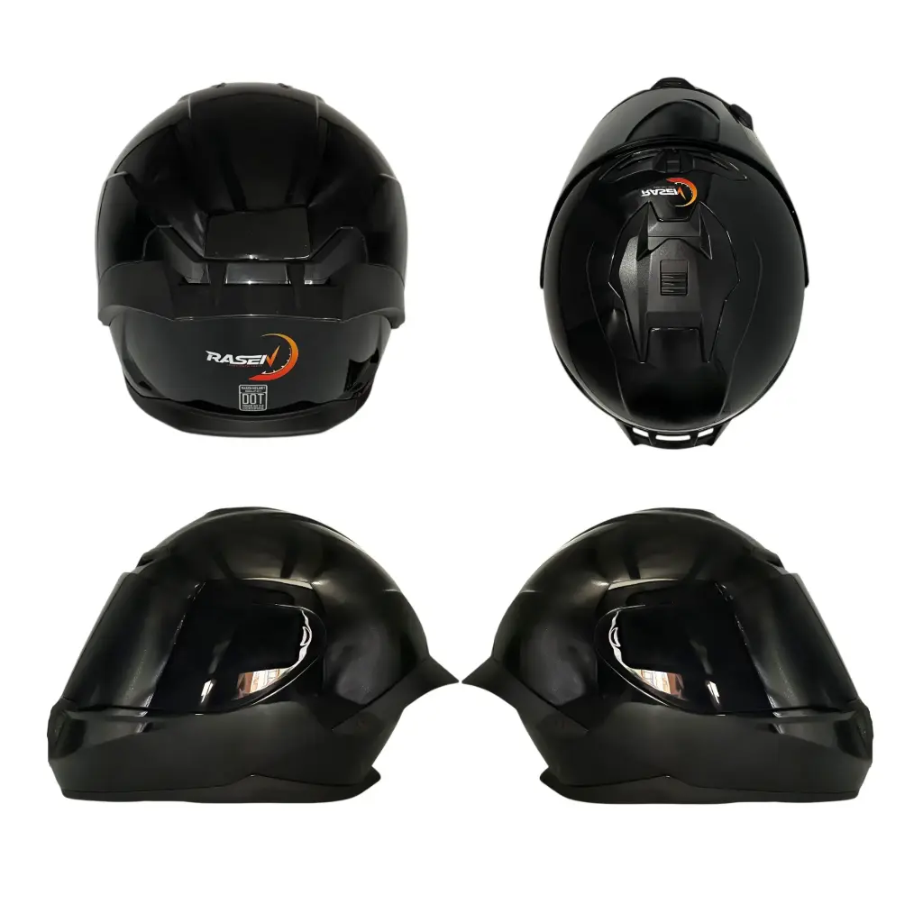 Casco cerrado negro