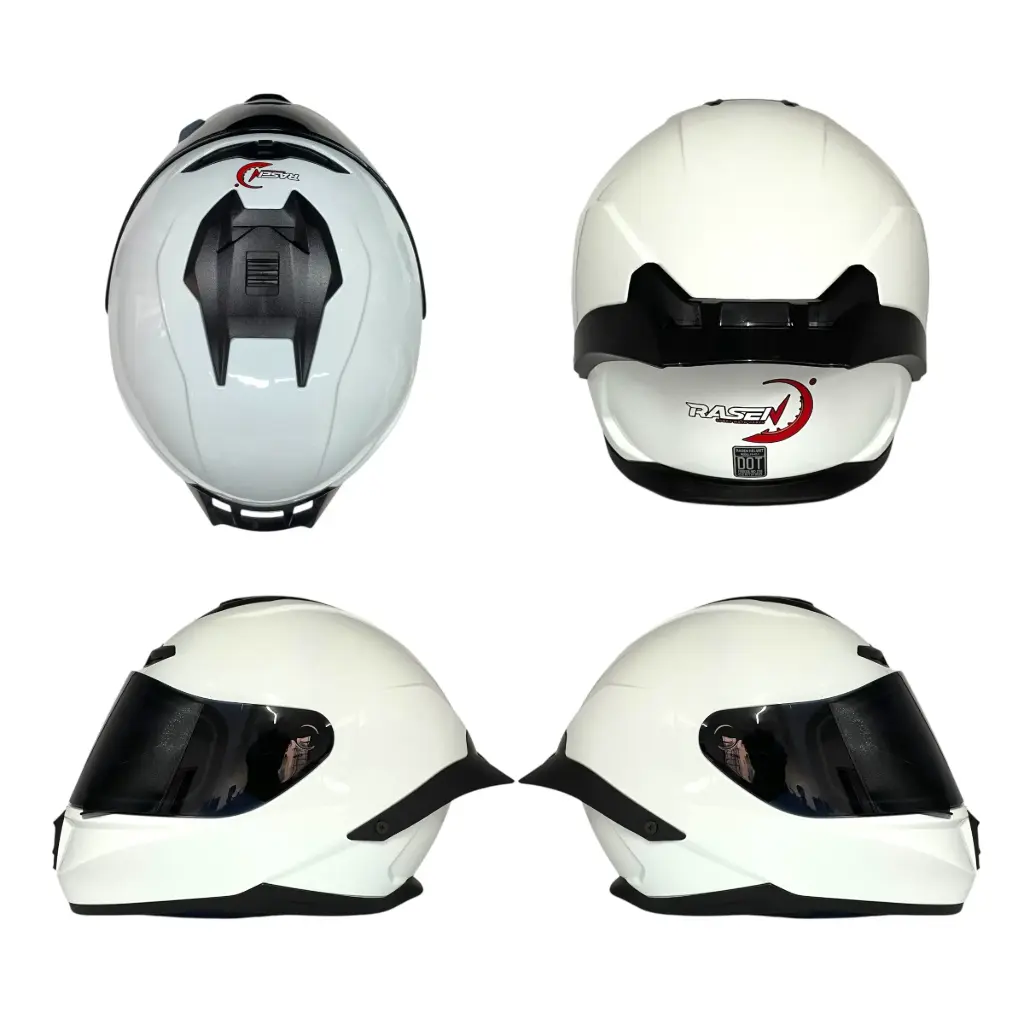 Casco cerrado blanco