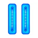 Plafón lateral azul hielo 6 LED con luz gel