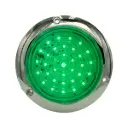Plafón redondo 48 LED base cromada 